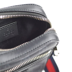 Gucci GG Supreme Messenger Bag Dark Grey