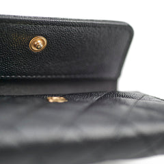 Chanel Caviar Boy Key Holder Black