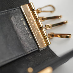 Chanel Caviar Boy Key Holder Black
