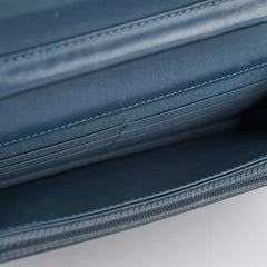 Chanel Wallet On Chain Chevron Caviar Navy GHW