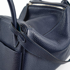 Hermes Lindy 26 Bleu Sapphire Clemence - Stamp Q Square