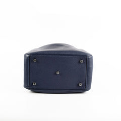 Hermes Lindy 26 Bleu Sapphire Clemence - Stamp Q Square