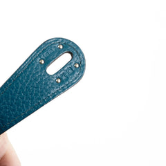 Hermes Lindy 26 Bleu Sapphire Clemence - Stamp Q Square