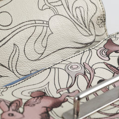 Prada Glace Rabbit-Print Calf Crossbody Bag