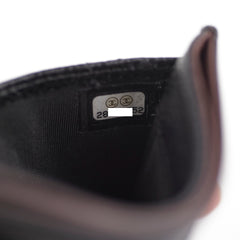 Chanel Black Caviar Cardholder