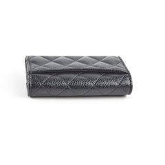 Chanel Flap Card Holder Caviar Black 29 Series