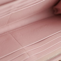 Dior Wallet On Chain Light Pink Patent