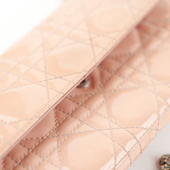Dior Wallet On Chain Light Pink Patent