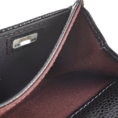 Chanel Flap Card Holder Caviar Black 29 Series