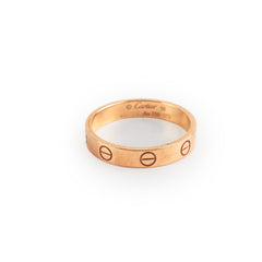 Cartier Love Ring Rose Gold Size 56
