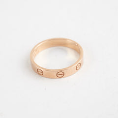 Cartier Love Ring Rose Gold Size 56