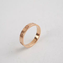 Cartier Love Ring Rose Gold Size 56