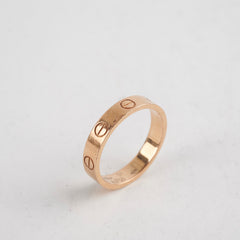 Cartier Love Ring Size 51 Pink Gold