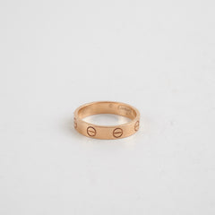 Cartier Love Ring Size 51 Pink Gold