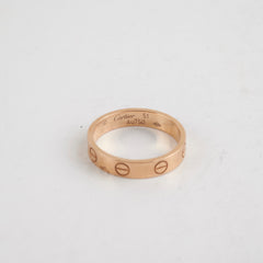 Cartier Love Ring Size 51 Pink Gold