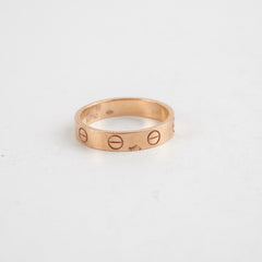 Cartier Love Ring Size 51 Pink Gold