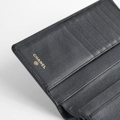 Chanel Long Wallet Black