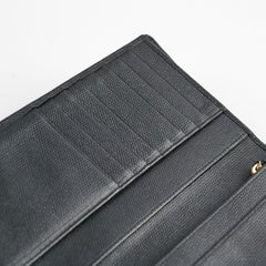 Chanel Long Wallet Black