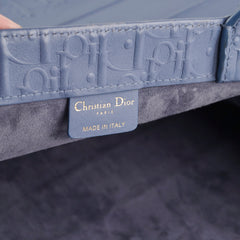 Dior Large Leather Book Tote Navy