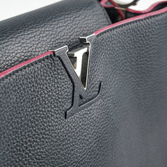 Louis Vuitton Capucines GM Navy Pink