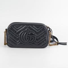 Gucci Marmont Small Camera Bag Black
