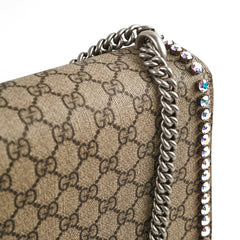 Gucci Crystal Embellished Dionysus Small Shoulder Bag