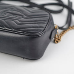 Gucci Marmont Small Camera Bag Black