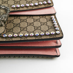 Gucci Crystal Embellished Dionysus Small Shoulder Bag