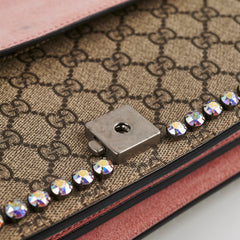 Gucci Crystal Embellished Dionysus Small Shoulder Bag
