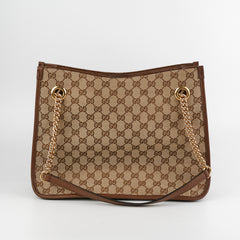 Gucci Monogram Brown Tote
