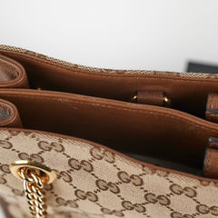 Gucci Monogram Brown Tote