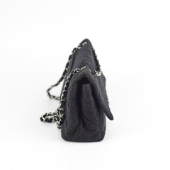 Chanel Fabric Shoulder Flap Bag Black