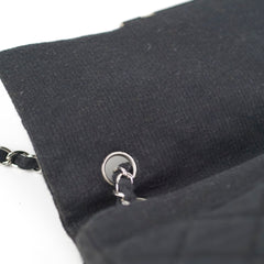 Chanel Fabric Shoulder Flap Bag Black