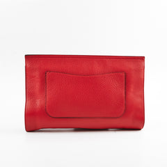 Gucci Bamboo Large Clutch Red