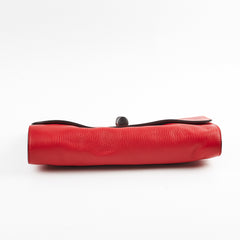 Gucci Bamboo Large Clutch Red