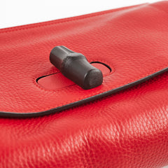 Gucci Bamboo Large Clutch Red
