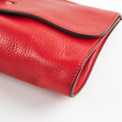 Gucci Bamboo Large Clutch Red