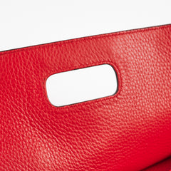 Gucci Bamboo Large Clutch Red