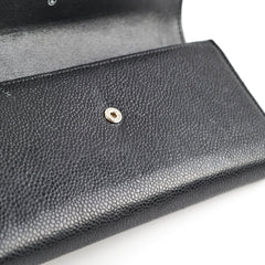 Chanel Long Wallet Black 18 Series