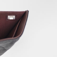 Chanel Compact Wallet Caviar Black