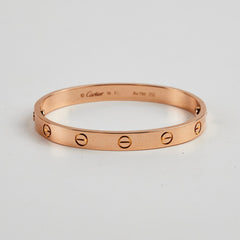 Cartier Love Bracelet Rose Gold 16