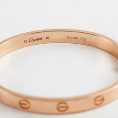 Cartier Love Bracelet Rose Gold 16
