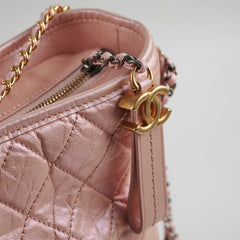 Chanel Gabrielle Large Iridescent Light Pink 19S