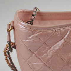 Chanel Gabrielle Large Iridescent Light Pink 19S