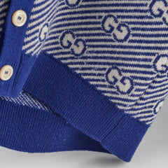 Gucci Sweater Blue/White Girls Size Size 8