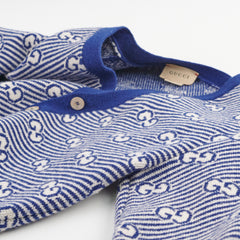 Gucci Sweater Blue/White Girls Size Size 8