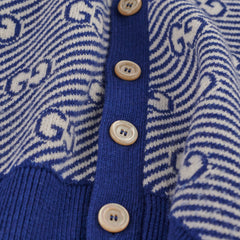 Gucci Sweater Blue/White Girls Size Size 8
