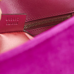 Gucci Small Velvet Violet GG Marmont