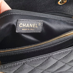 Chanel GST Grand Shopping Tote Caviar Black
