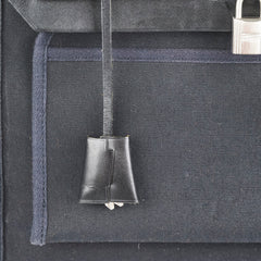 Hermes Herbag 31 Black Square G Stamp